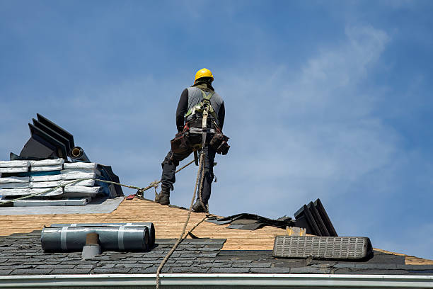 Professional Roofing technician working in Charlestown, NH